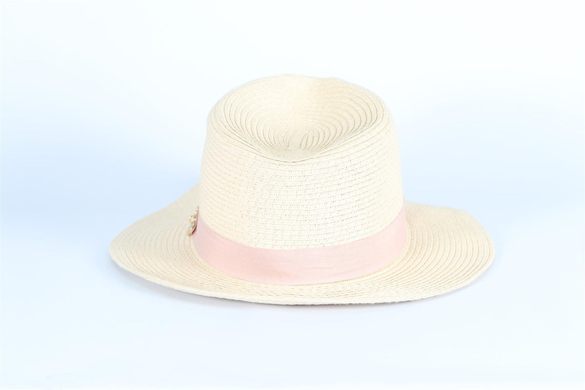 MELISSA ODABASH STRAW HAT ONE SIZE