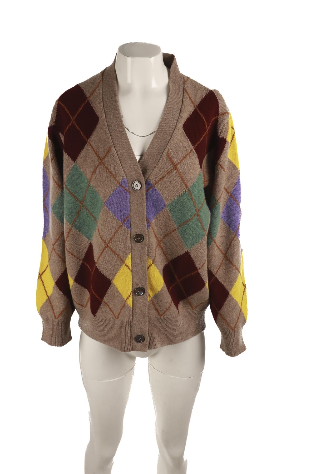 &DAUGHTER MULTI WOOL CARDIGAN SMALL