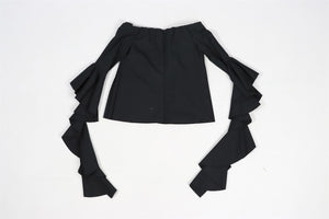 ELLERY BLACK COTTON TOP UK 6