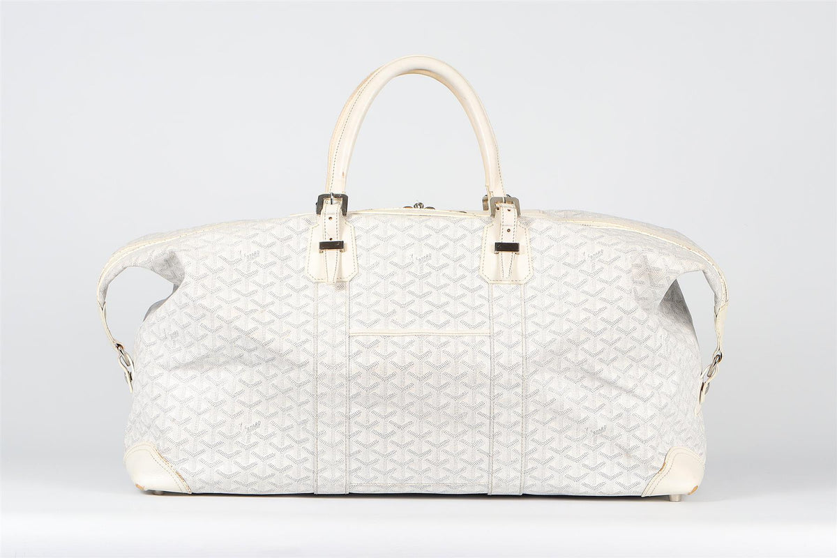 GOYARD + BOYARDE BOEING 55 GOYARDINE COATED CANVAS TOTE BAG