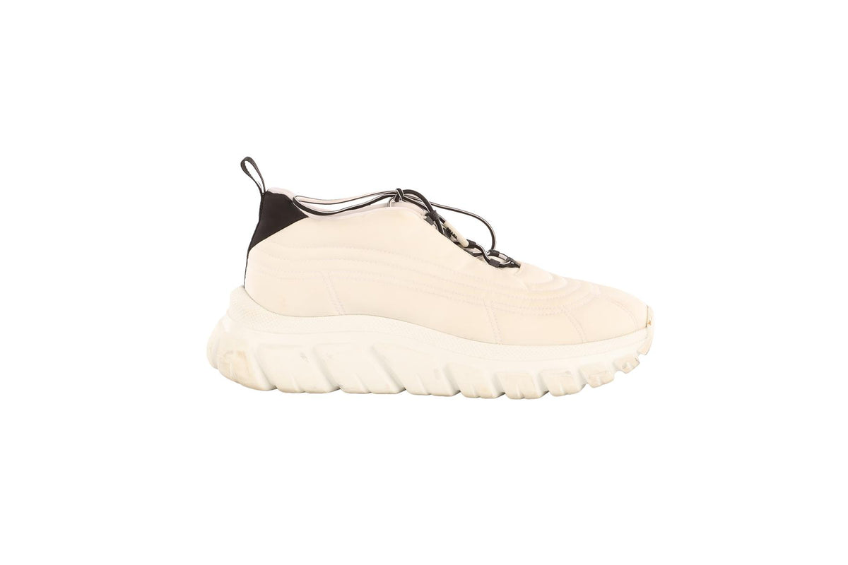 PRADA WHITE RUSH RE-NYLON SNEAKERS EU 38 UK 5