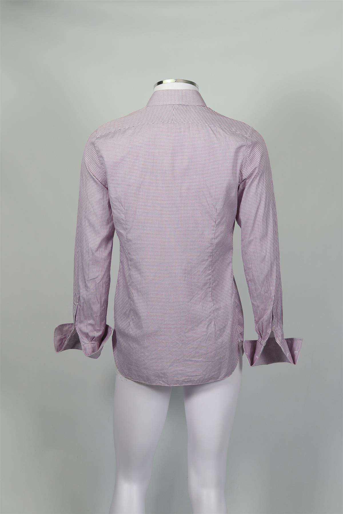 TOM FORD MEN'S CHECKED COTTON SHIRT EU 39 UK/US CHEST 38