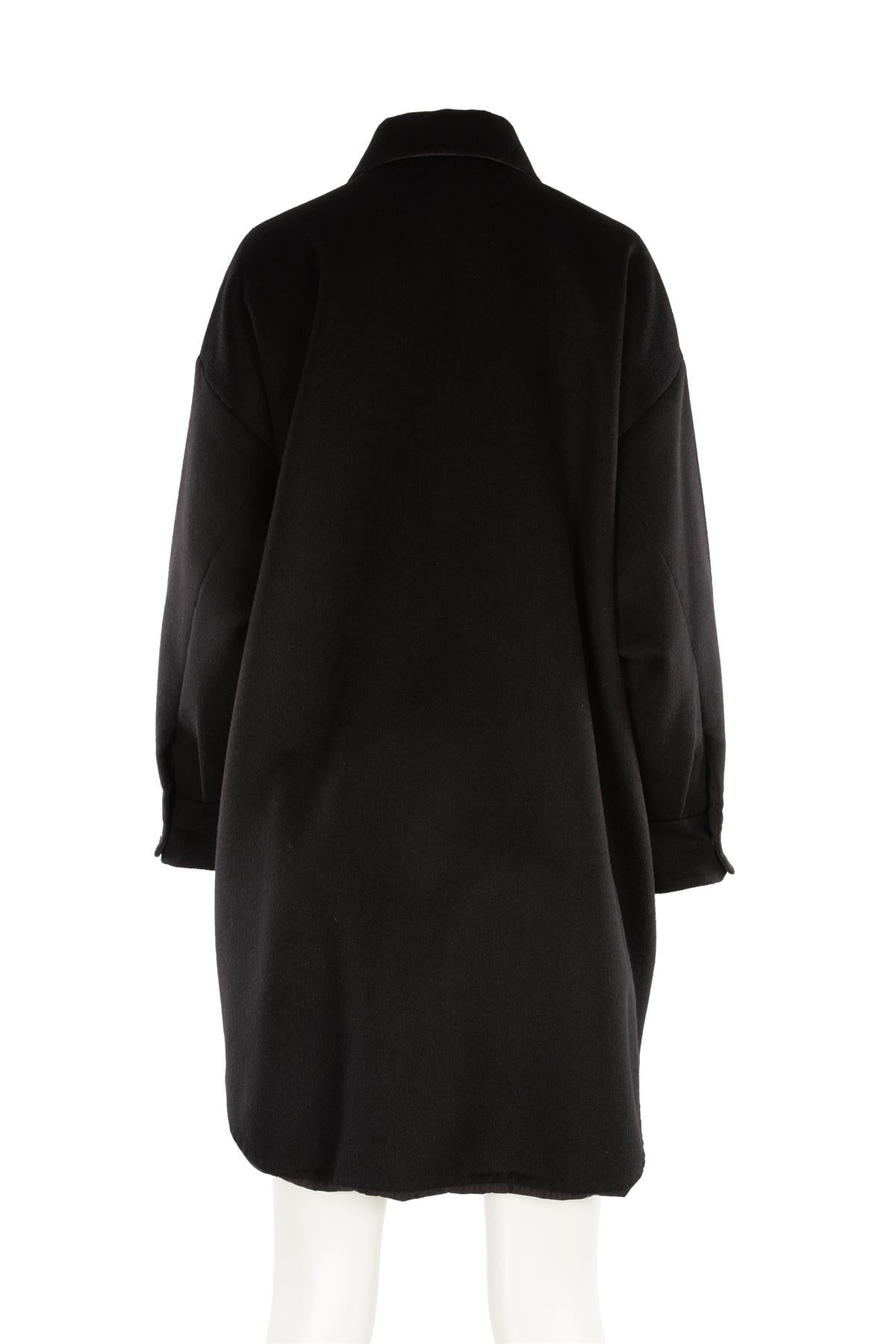 PRADA BLACK CASHGORA JACKET IT 38 UK 6