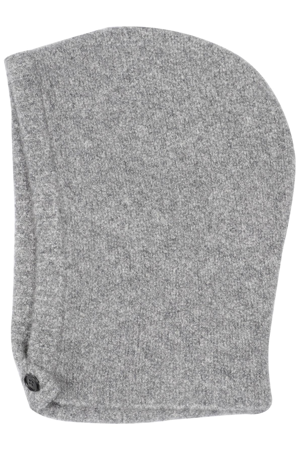 LISA YANG GREY CASHMERE BALACLAVA ONE SIZE