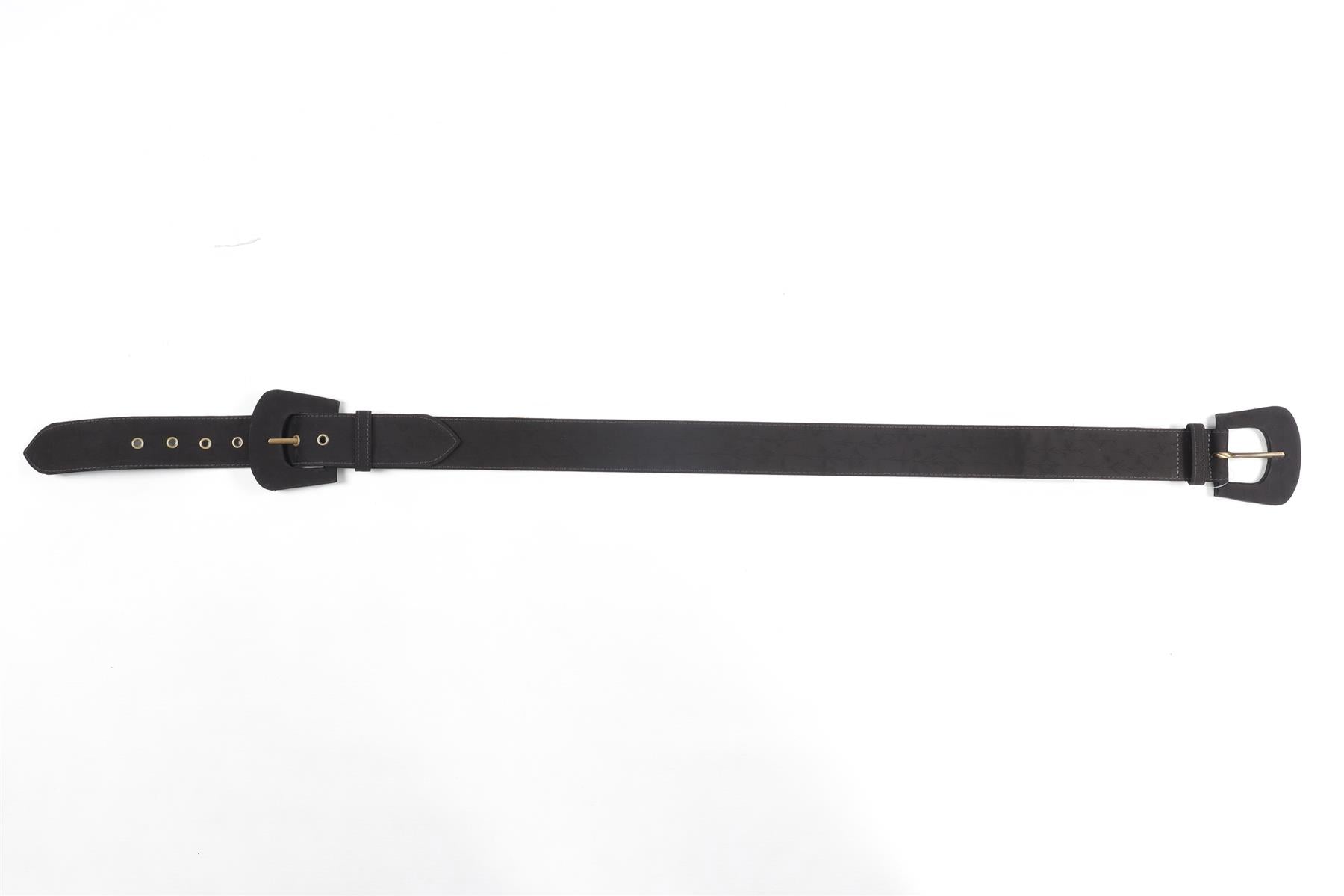 JOHANNA ORTIZ BLACK SATIN WAIST BELT US 6 UK 10