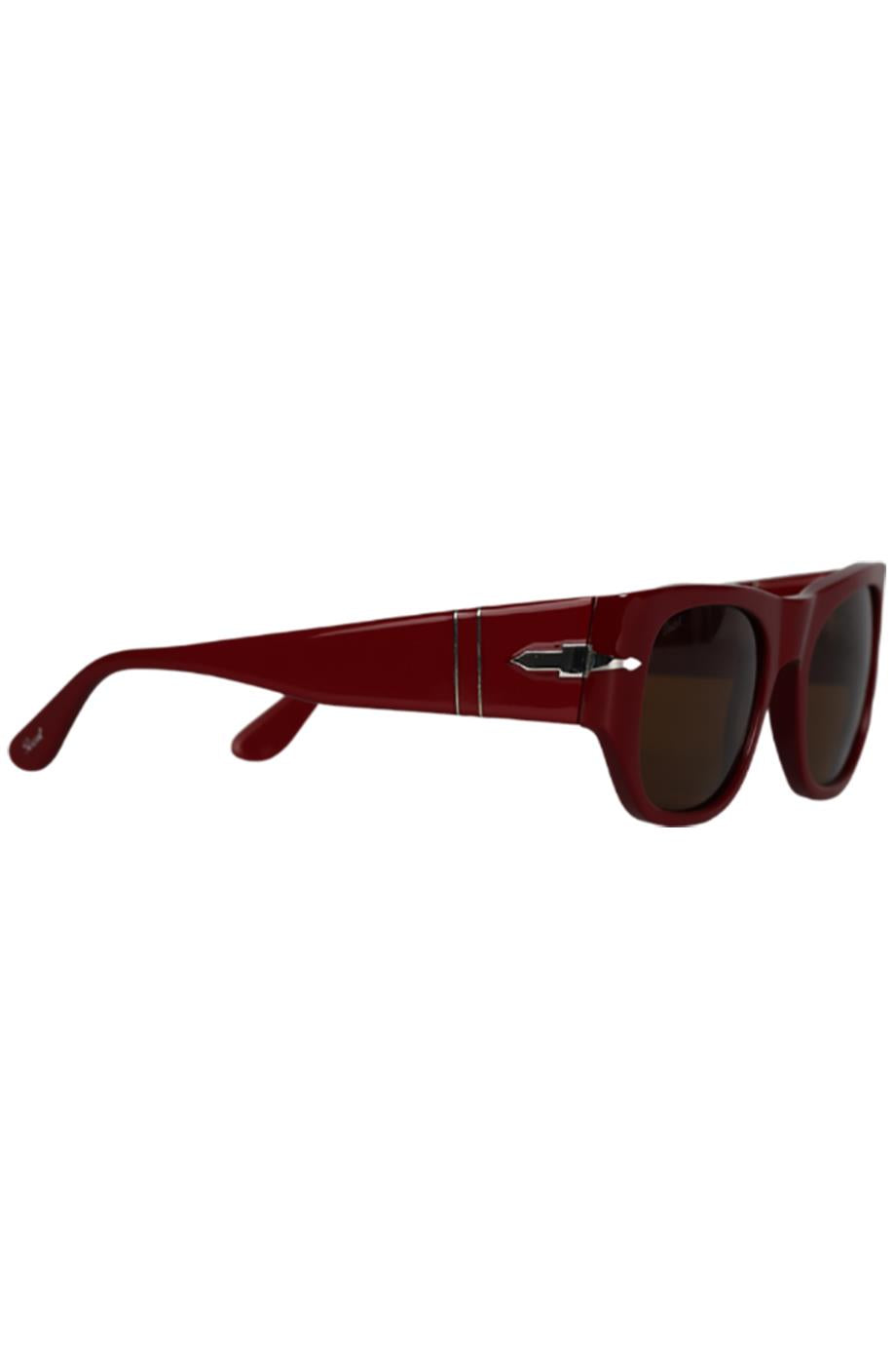 PERSOL SQUARE FRAME ACETATE SUNGLASSES