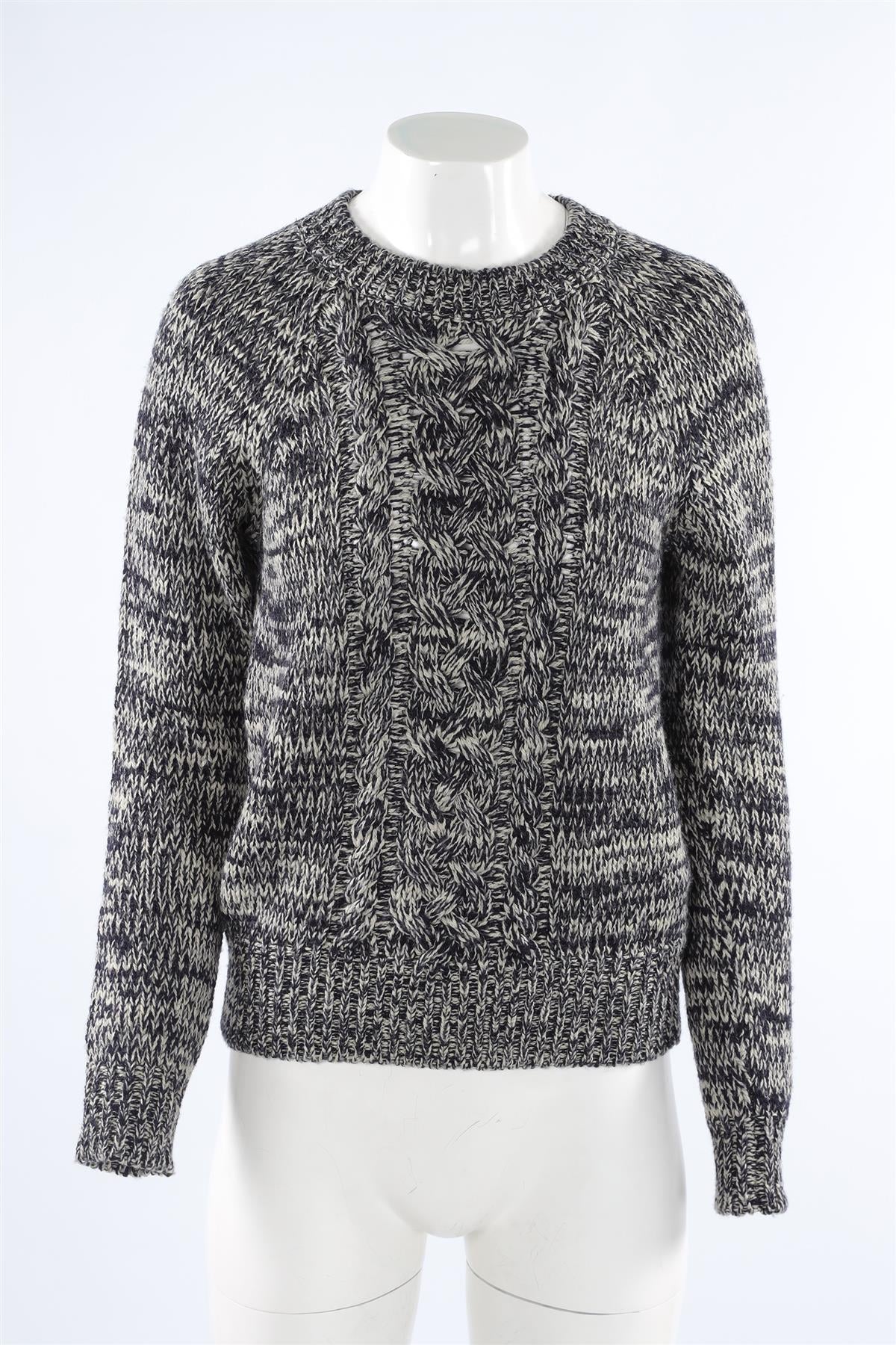ISABEL MARANT ÉTOILE NAVY WOOL SWEATER FR 38 UK 10