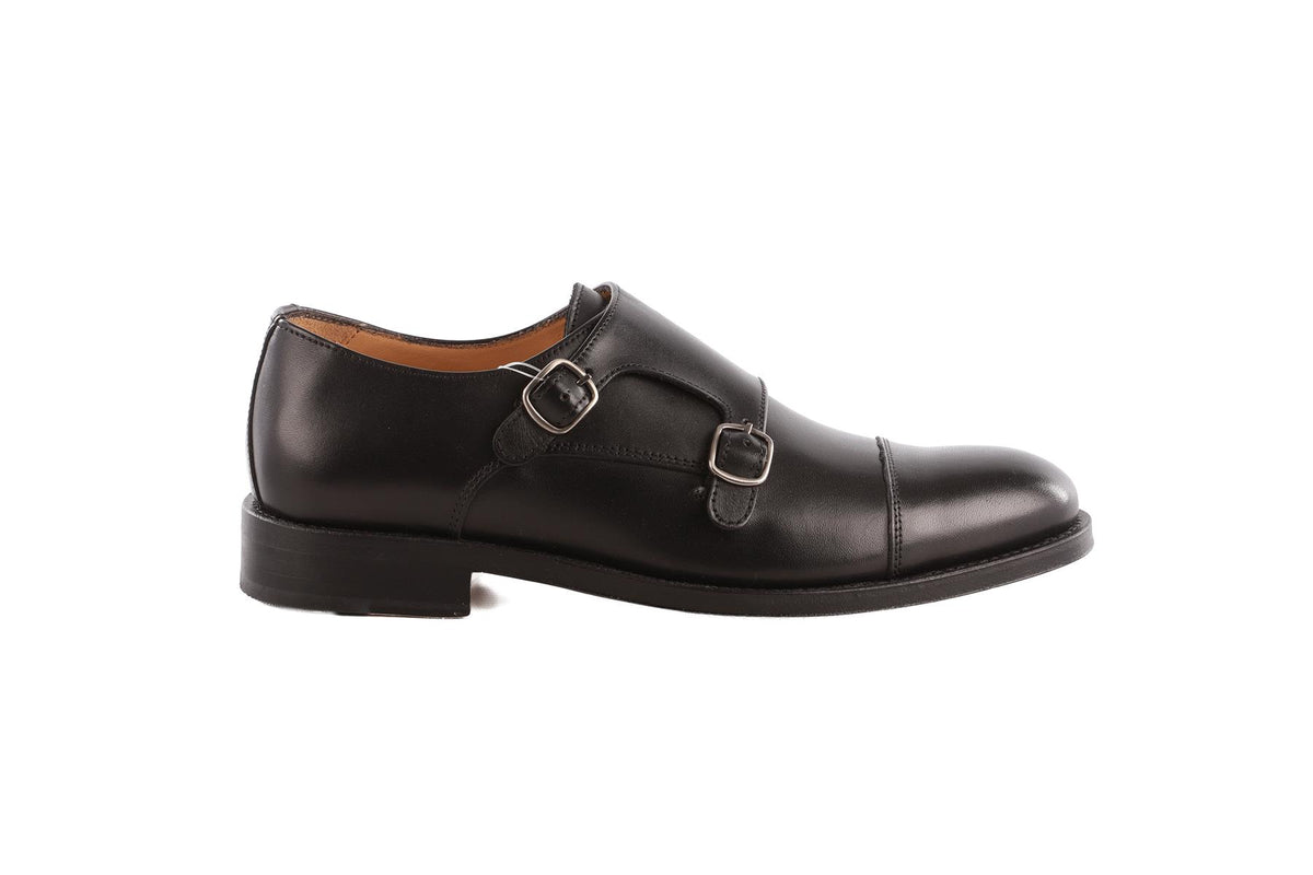RUSSELL & BROMLEY BLACK MEN'S LEATHER BROGUES EU 40 UK 7