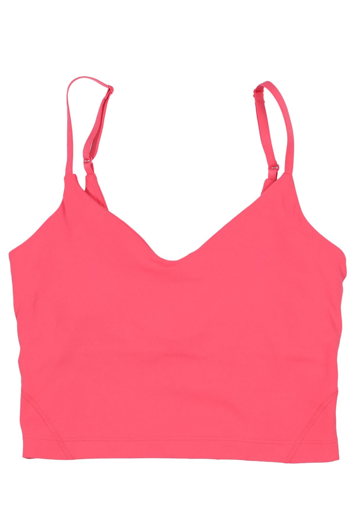 LULULEMON PINK SPORTS BRA US 4 UK 8