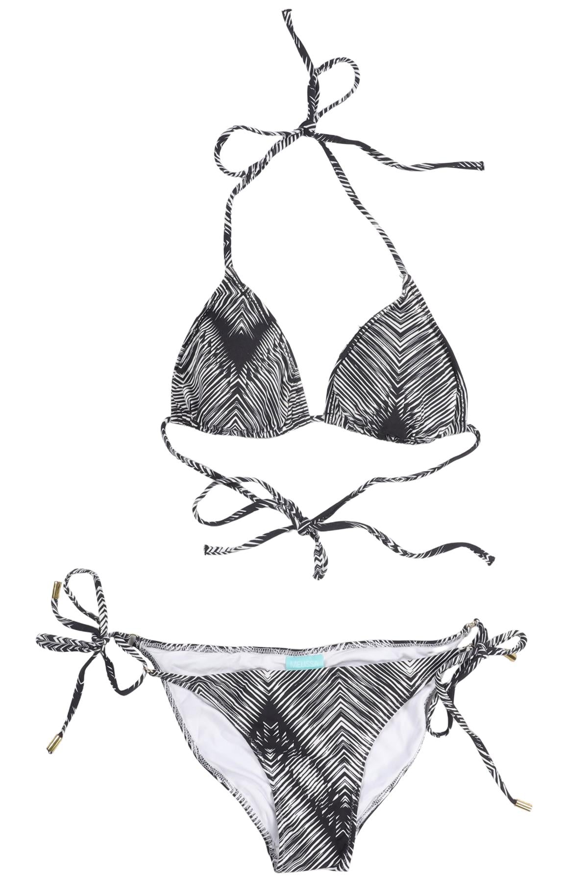 MELISSA ODABASH NAVY BIKINI UK 10-14