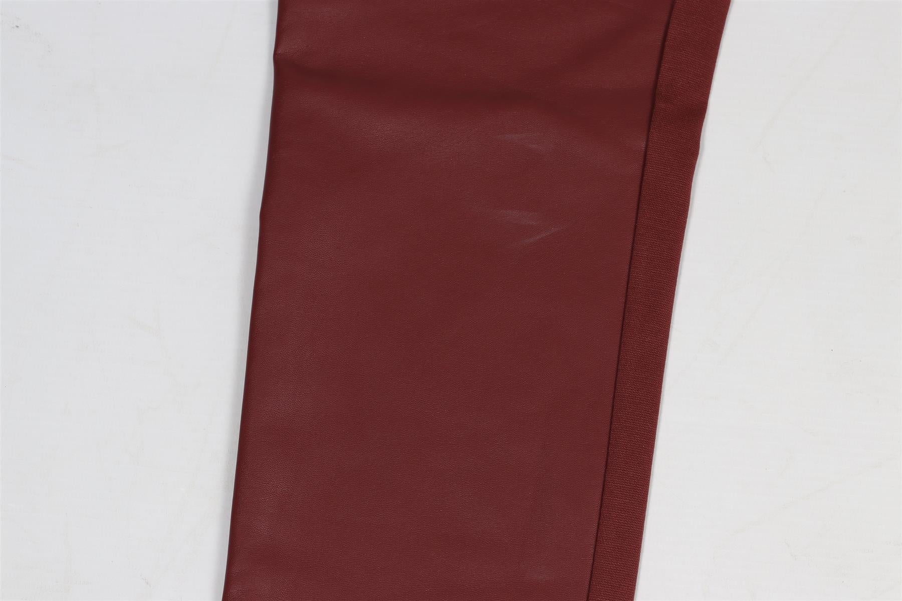 WOLFORD RED FAUX LEATHER LEGGINGS UK 8