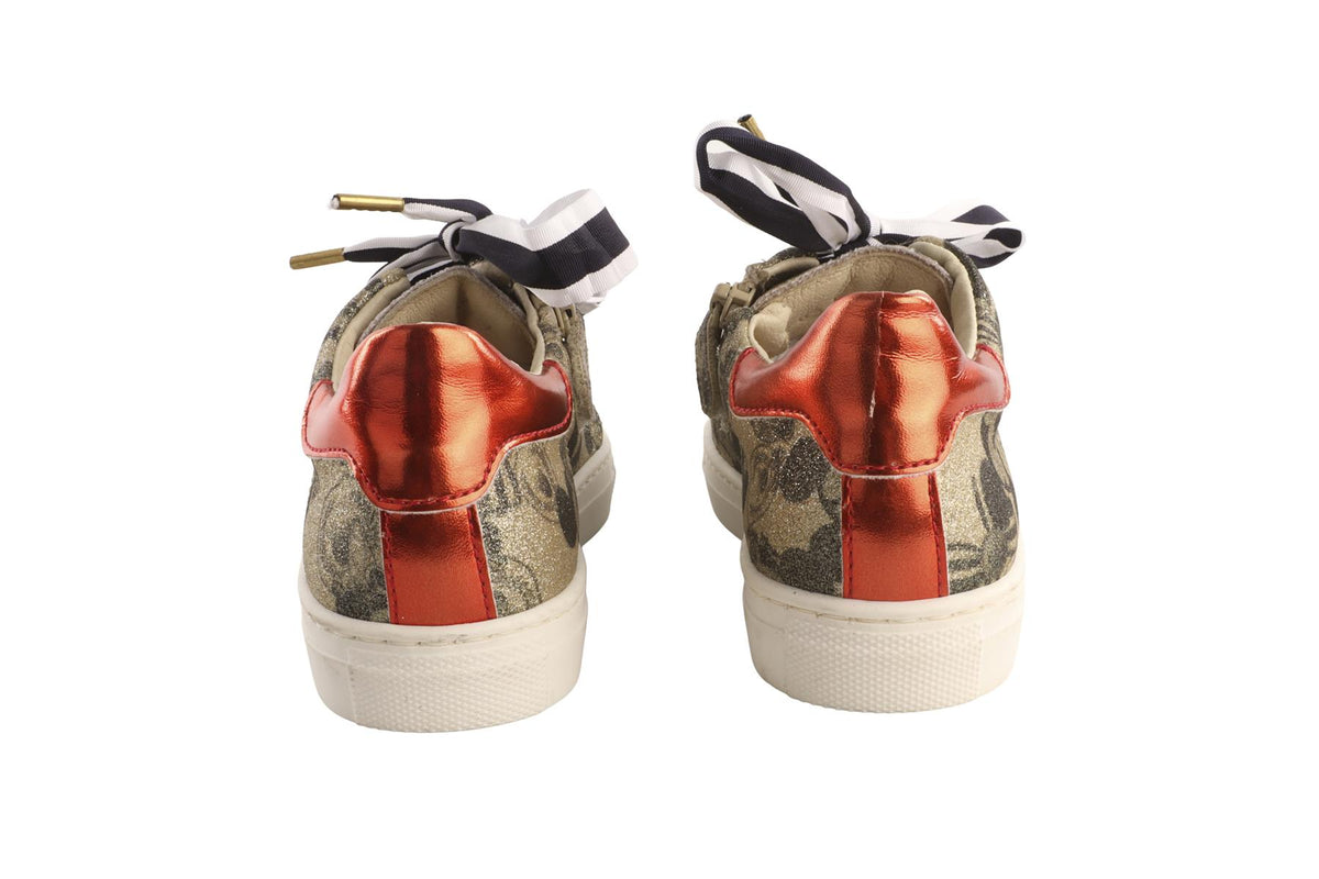 MONNALISA METALLIC KIDS GIRLS SNEAKERS EU 28 UK 10 US 11