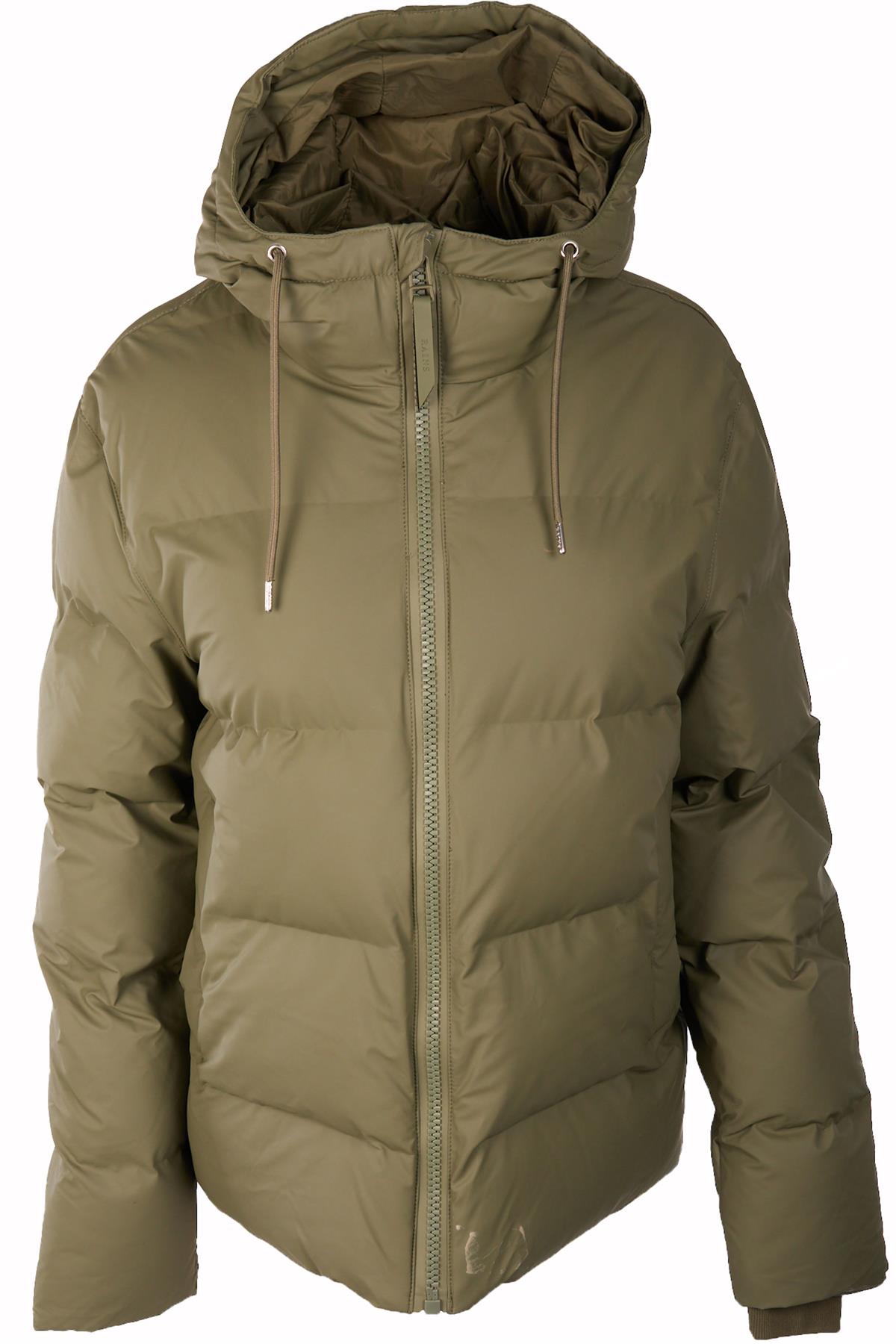 RAINS GREEN PADDED SHELL JACKET XSMALL-SMALL