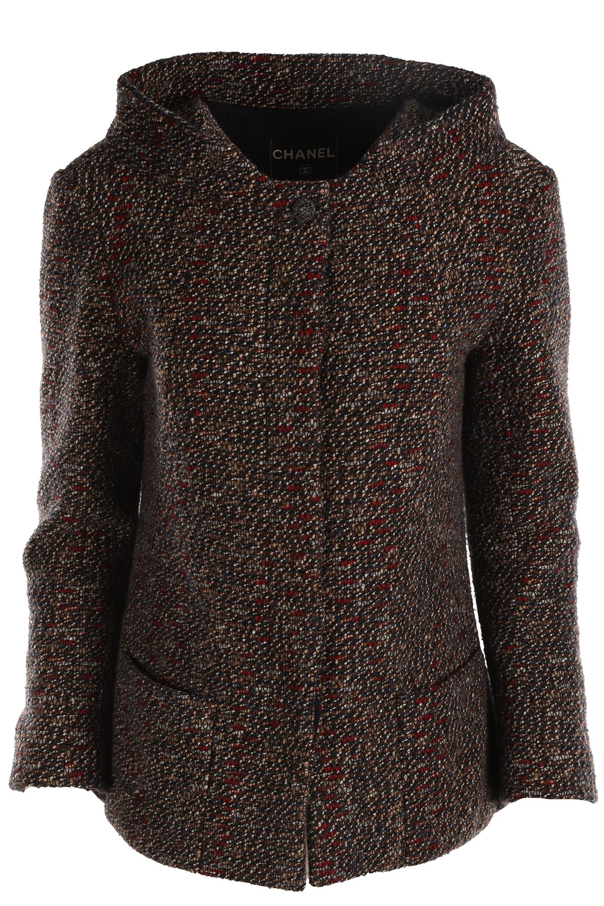 CHANEL NAVY 2013 WOOL JACKET FR 44 UK 16