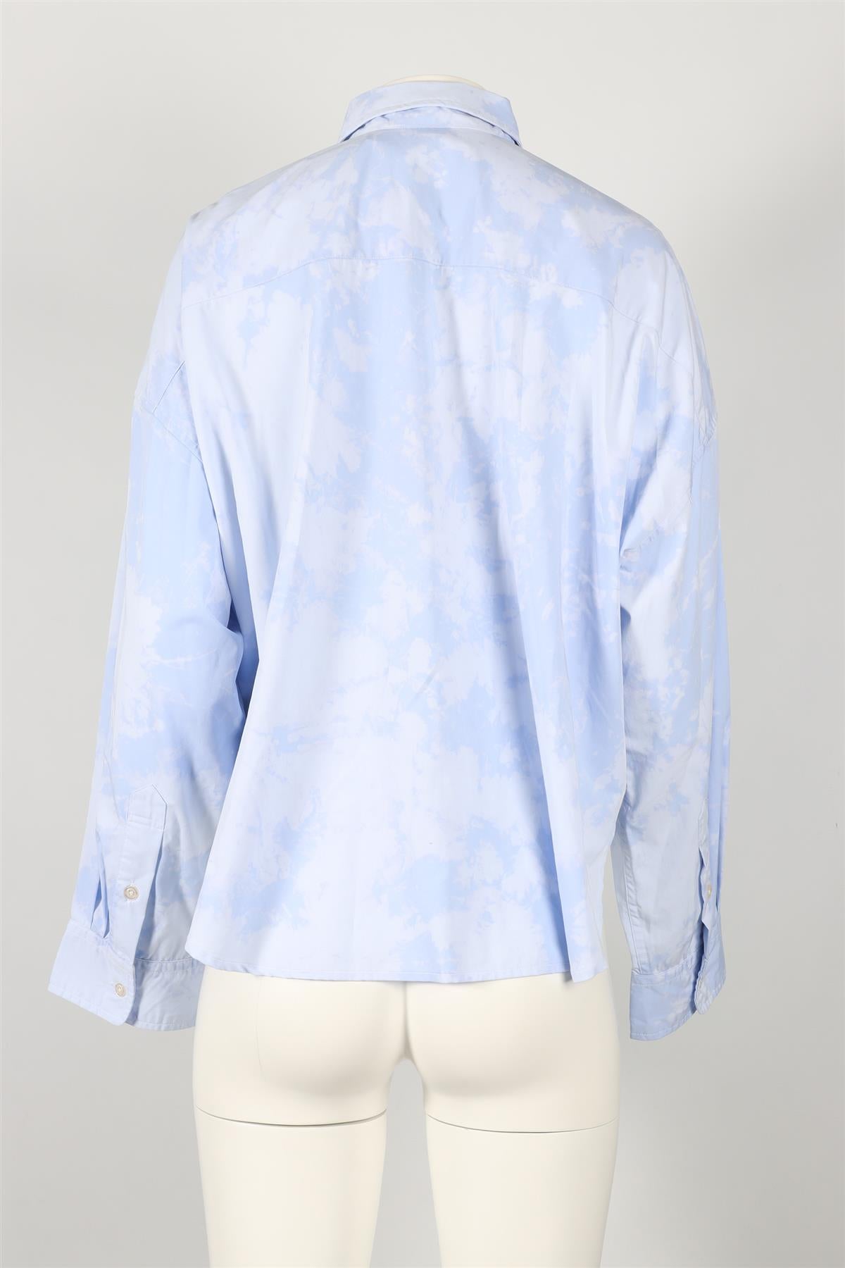 R13 BLUE TWILL SHIRT XSMALL