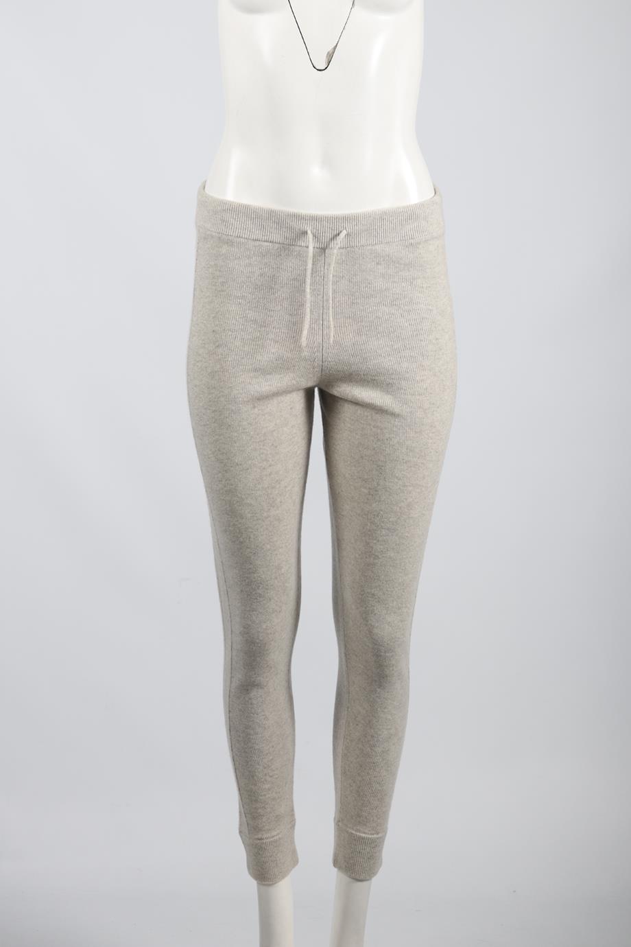CHLOÉ CASHMERE TAPERED PANTS SMALL