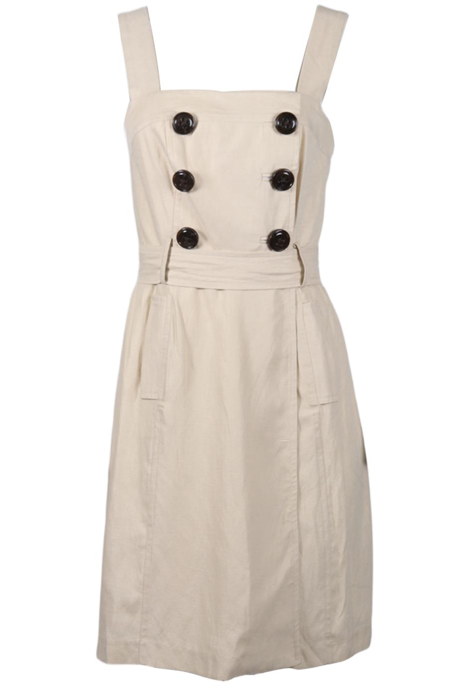 MILLY LINEN BLEND MINI DRESS UK 10