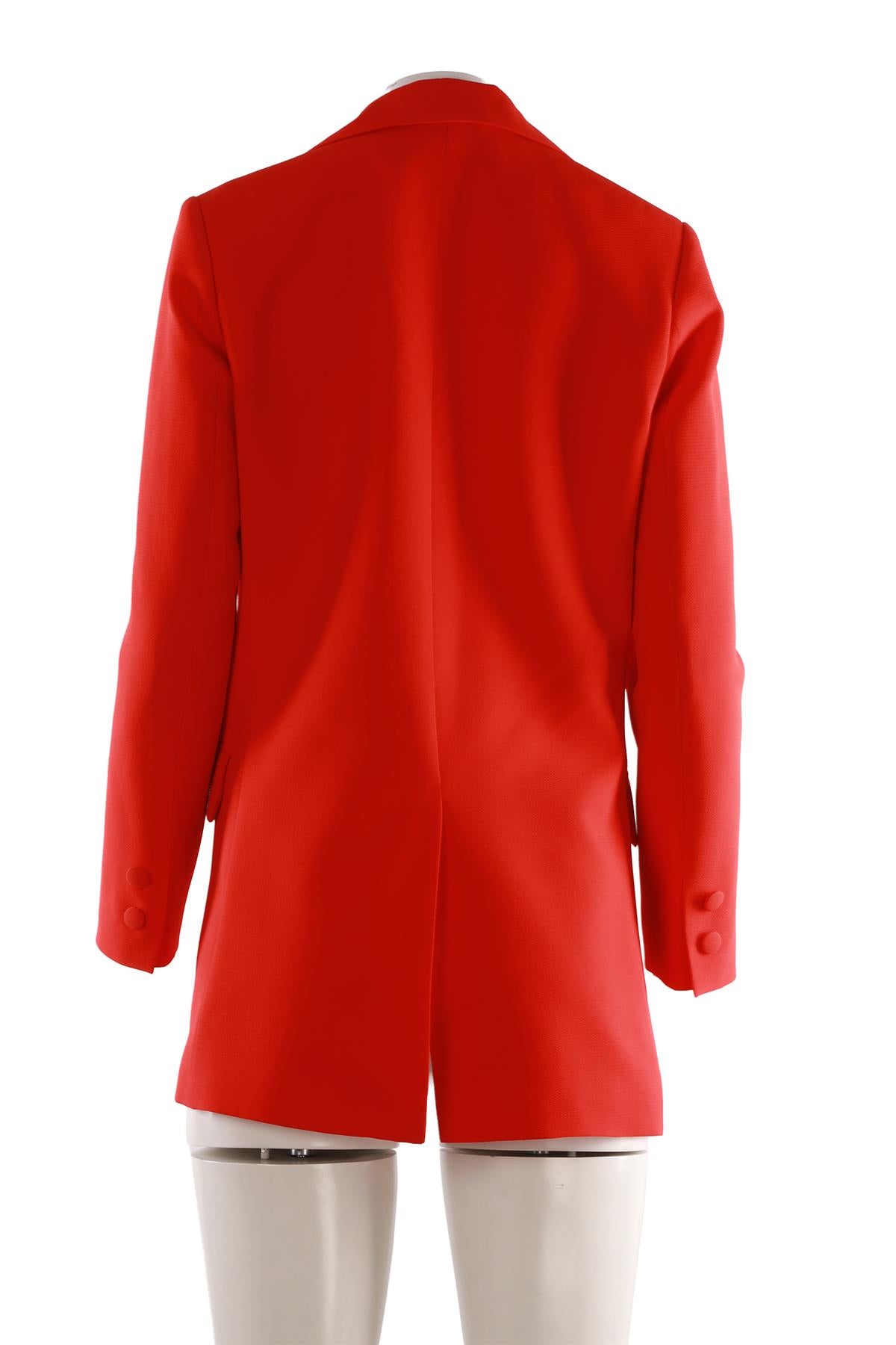 RED CREPE BLAZER