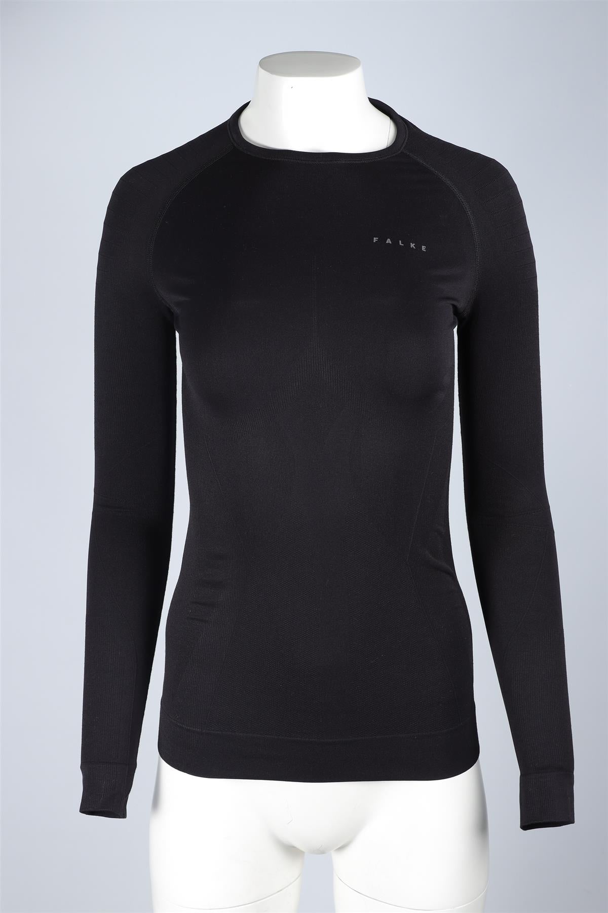 FALKE BLACK KNIT TOP SMALL