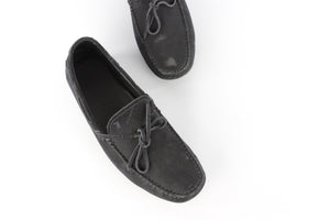 TOD'S BLACK MEN'S SUEDE LOAFERS EU 41.5 UK 7.5 US 8.5