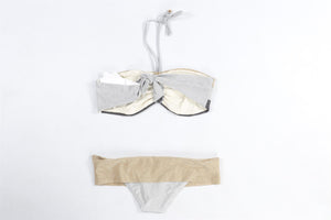 ONDADEMAR METALLIC BIKINI US 10 UK 14