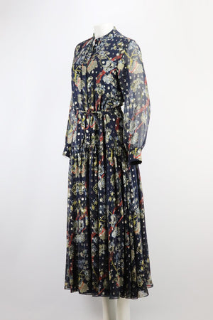 CHLOÉ SILK MAXI DRESS FR 36 UK 8