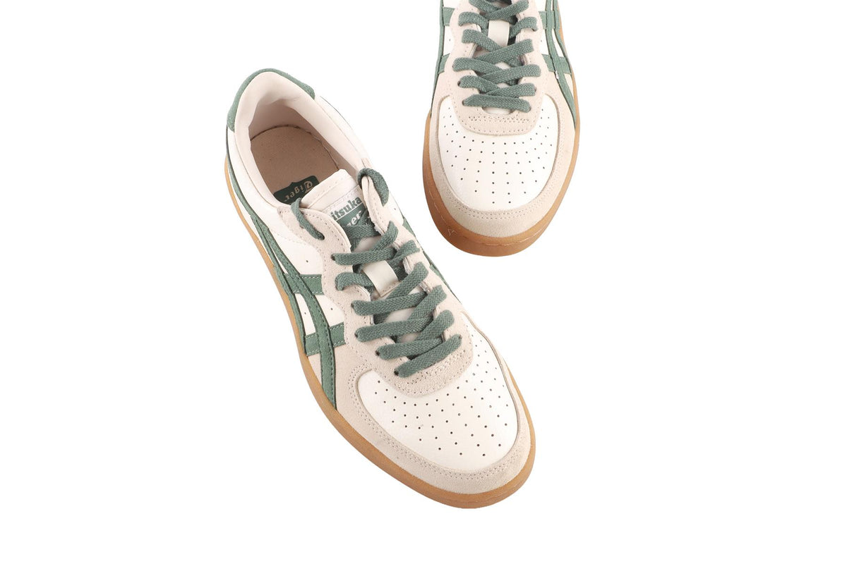 ONITSUKA TIGER GREEN GSM CREAM/HIKING GREEN SNEAKERS EU 39 UK 5 US 6
