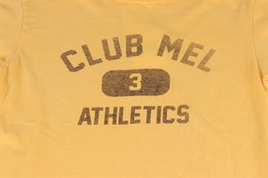 RE/DONE + MEL OTTENBERG YELLOW COTTON T-SHIRT SMALL