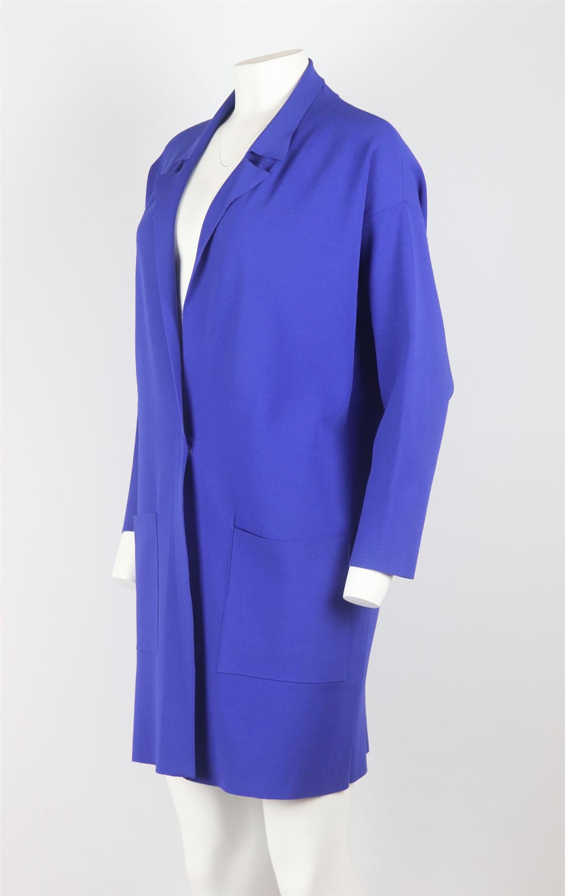 STELLA MCCARTNEY LIGHTWEIGHT KNITTED COAT IT 38 UK 6