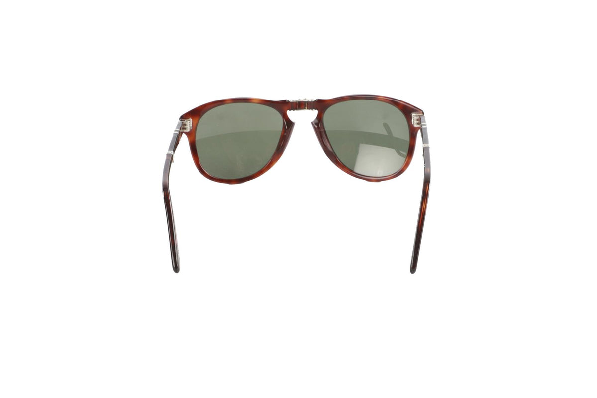 PERSOL BROWN PILOT STYLE ACETATE SUNGLASSES