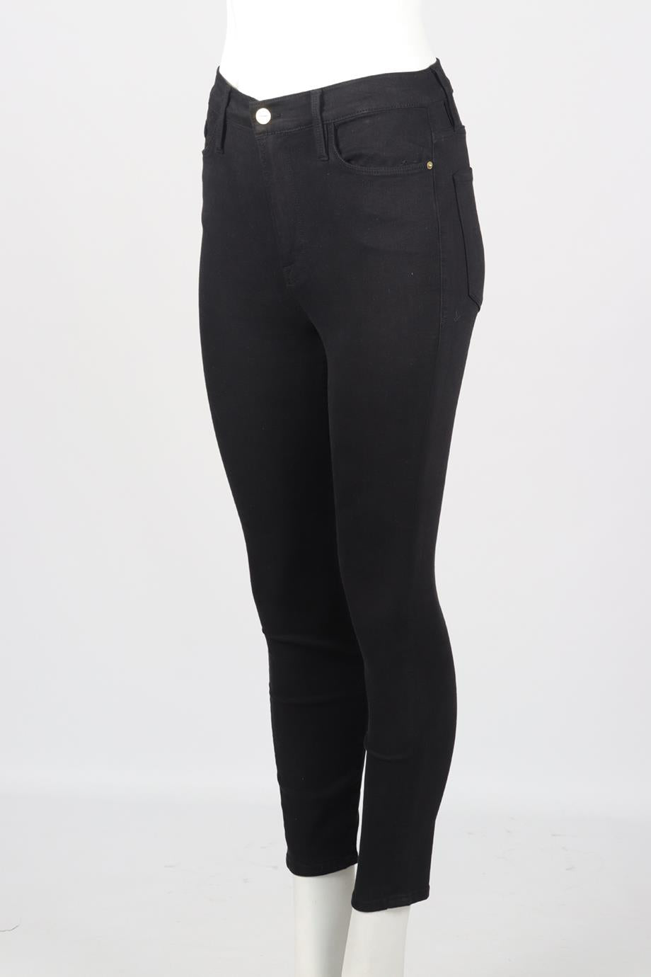 FRAME HIGH RISE SKINNY JEANS W27 UK 8-10