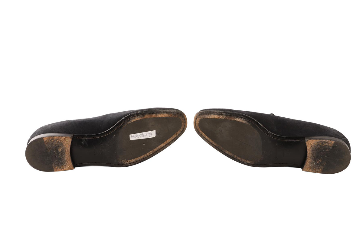 BURBERRY NAVY MEN'S SUEDE LOAFERS EU 42 UK 9 US 12