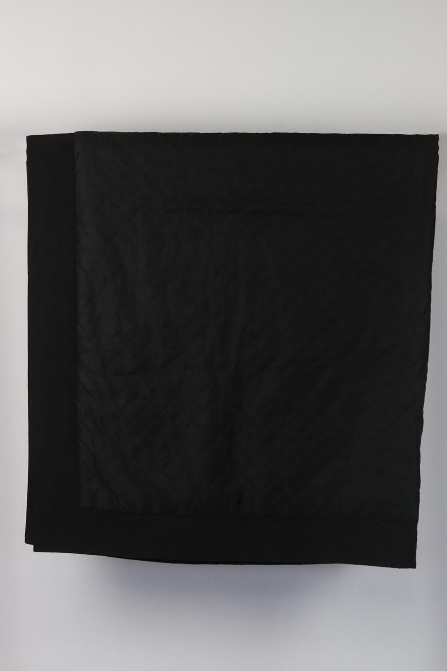 FENDI CHINCHILLA FUR LINED THROW BLANKET