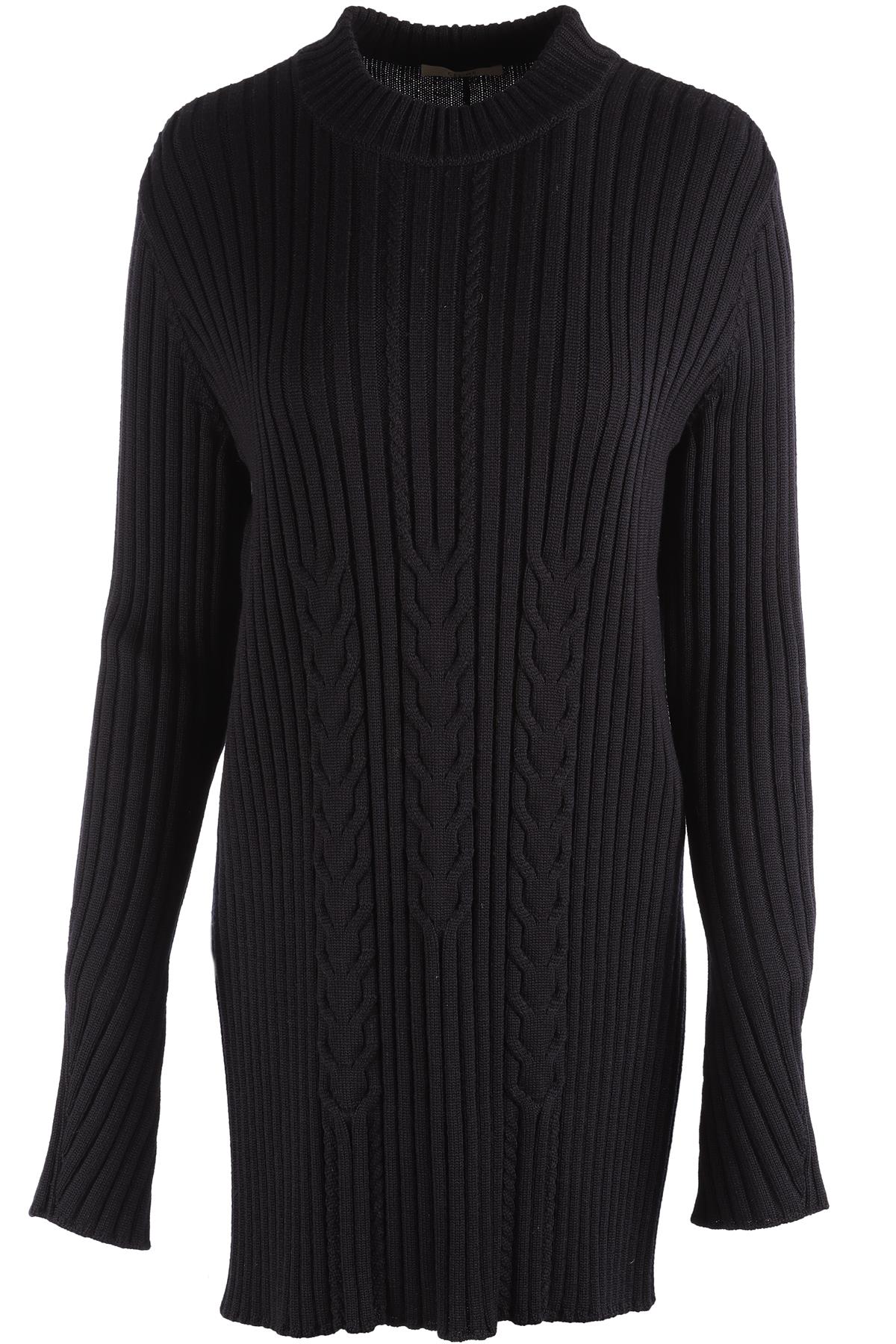 CELINE NAVY WOOL SWEATER MEDIUM