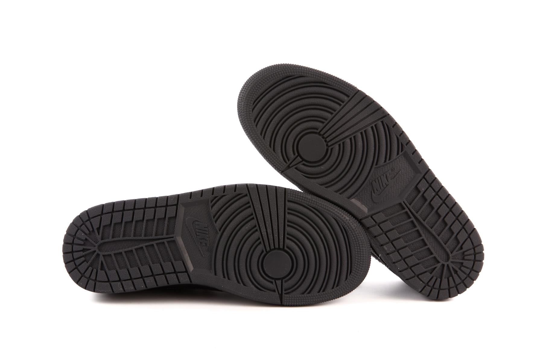 NIKE + TRAVIS SCOTT BLACK AIR JORDAN 1 BLACK PHANTOM SNEAKERS UK 6 EU 39 US 6.5