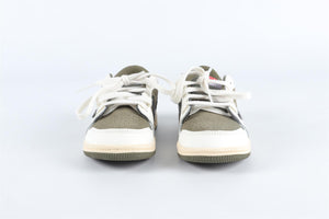 NIKE GREEN BOYS SUEDE TRAINERS EU 27 UK 9.5 US 10