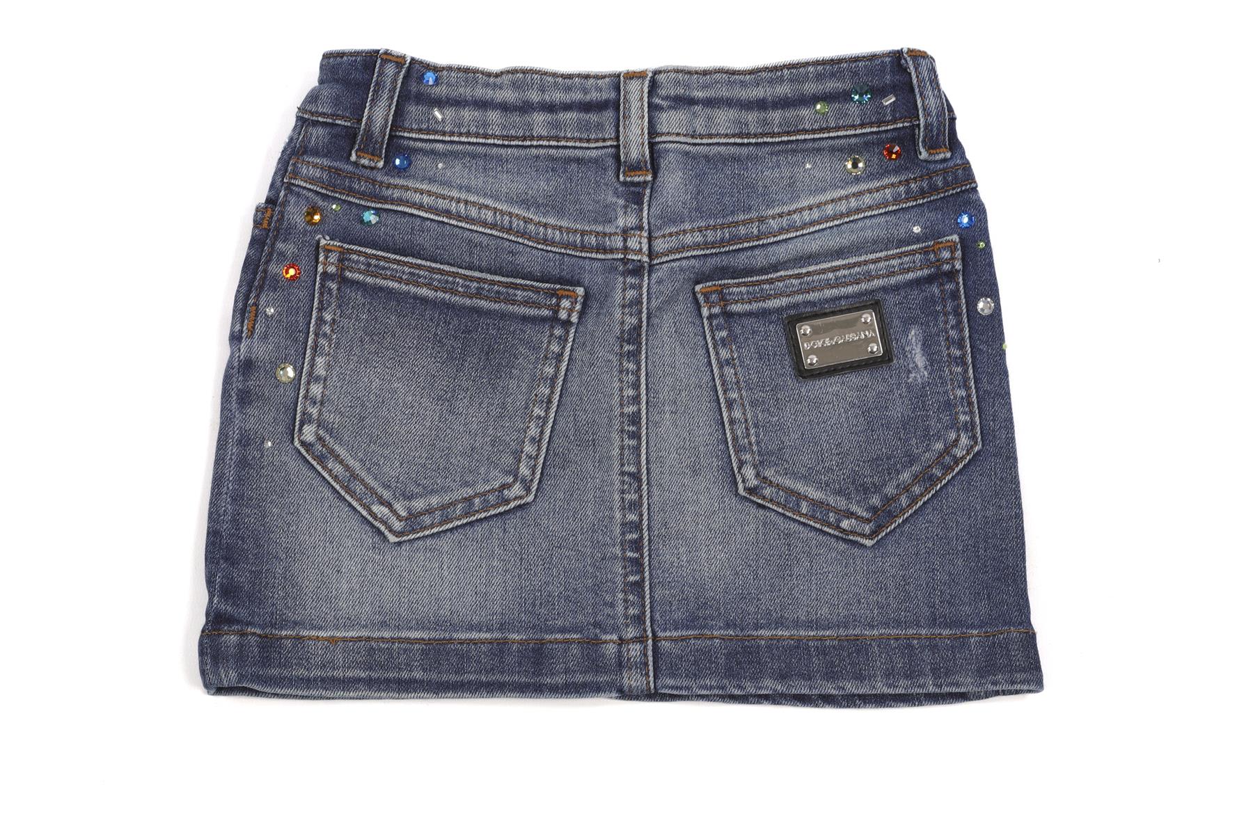 DOLCE & GABBANA BLUE KIDS GIRLS SKIRT 2 YEARS