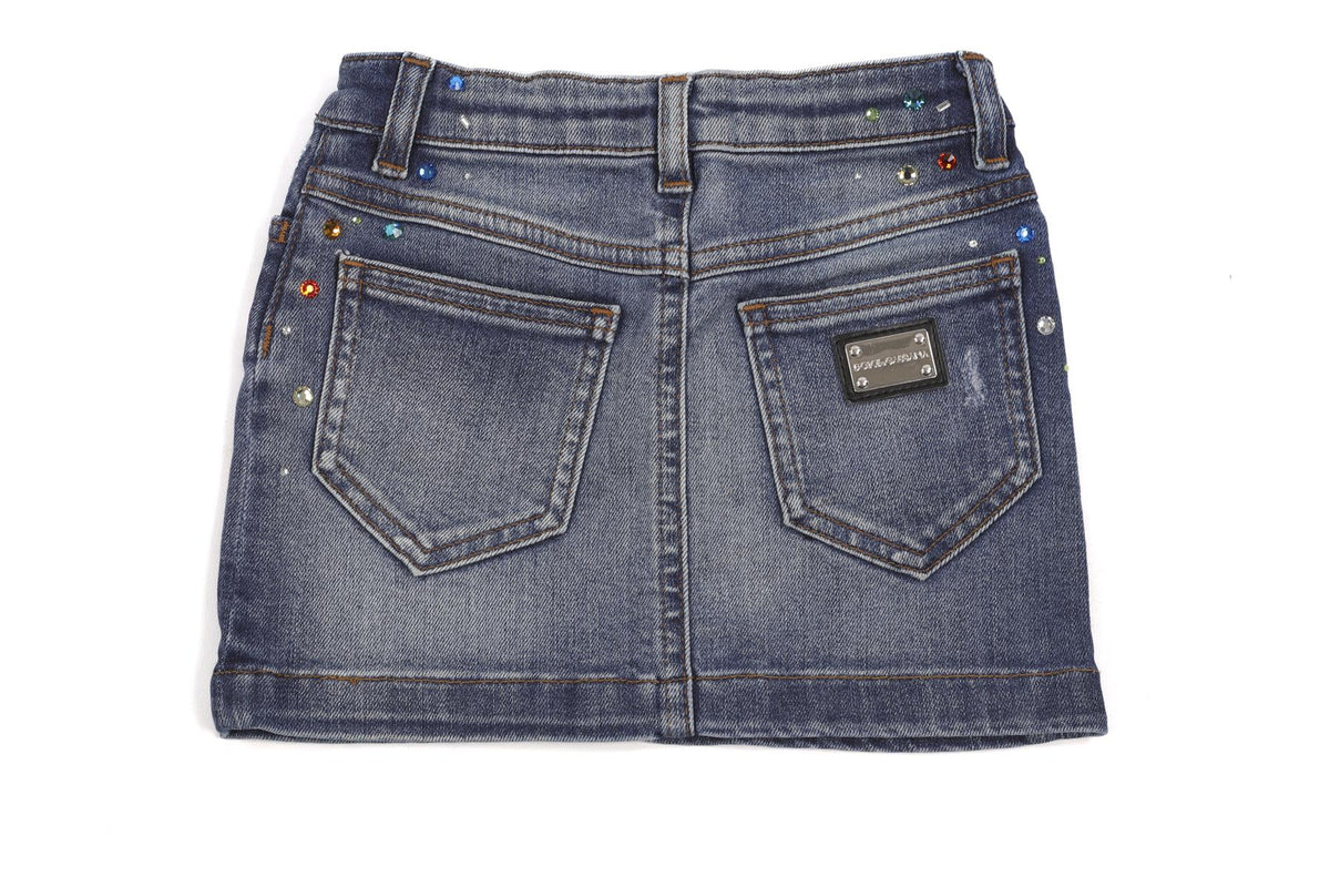 DOLCE & GABBANA BLUE KIDS GIRLS SKIRT 2 YEARS