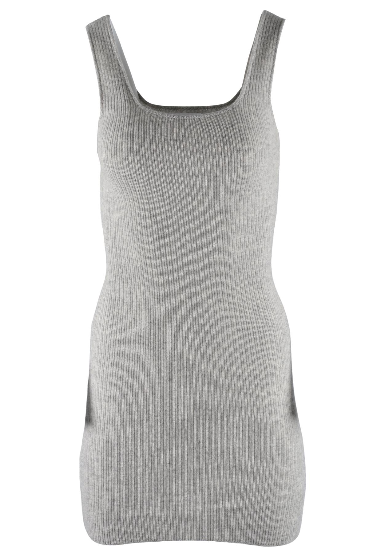 SABLYN GREY CASHMERE MINI DRESS XSMALL