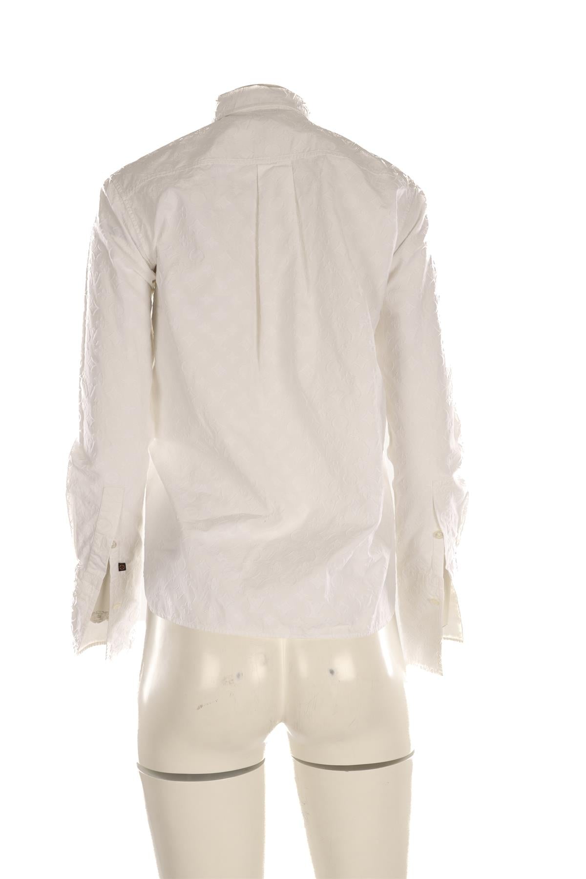 LOUIS VUITTON WHITE COTTON SHIRT FR 34 UK 6