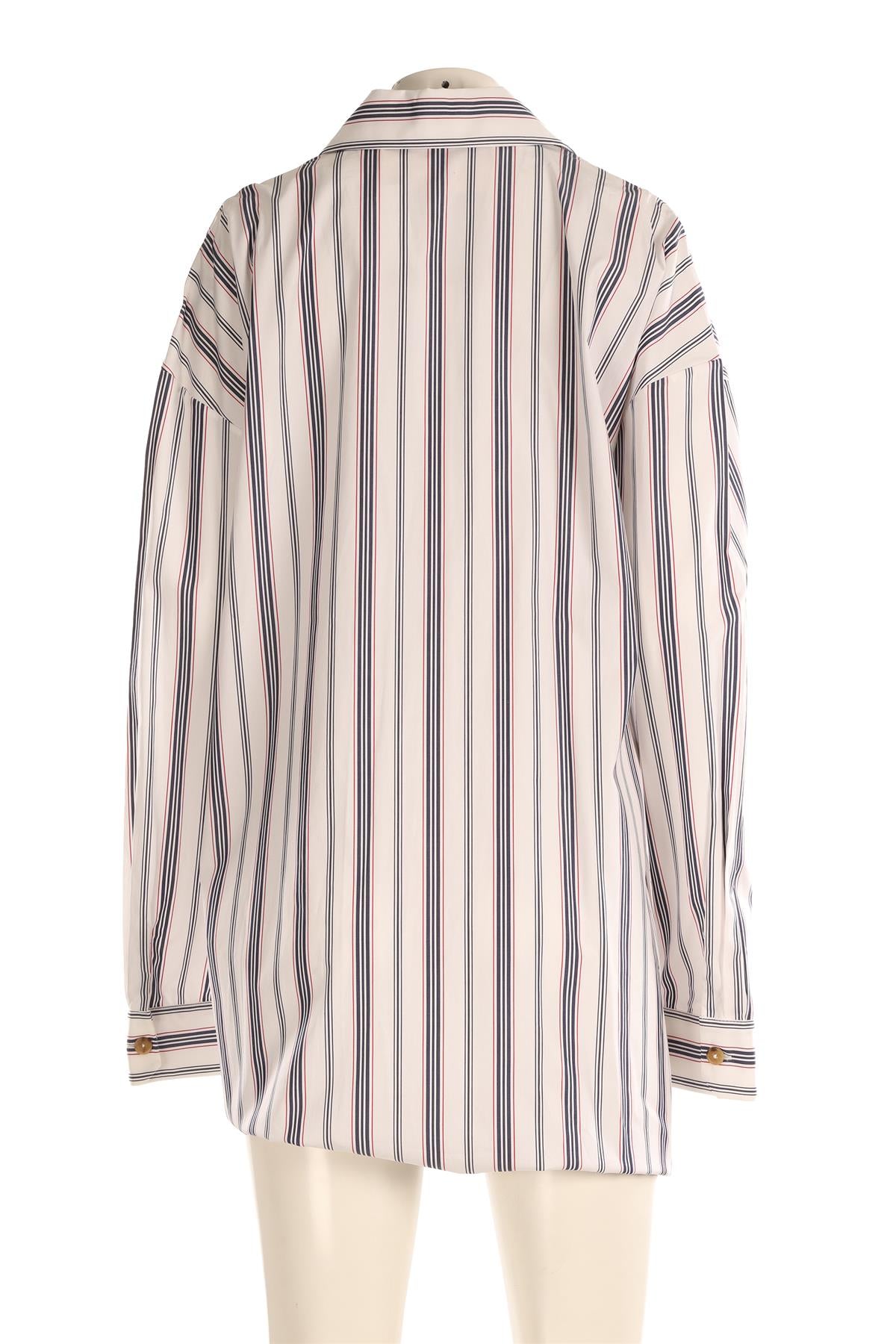 A.W.A.K.E MODE WHITE COTTON SHIRT XSMALL