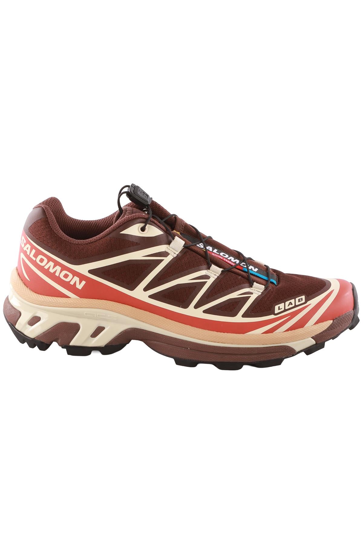SALOMON BROWN XT-6 ROASTED CLAY/BURNT OCHRE/ALMOND MILK SNEAKERS EU 39 1/3 UK 6 US 7.5