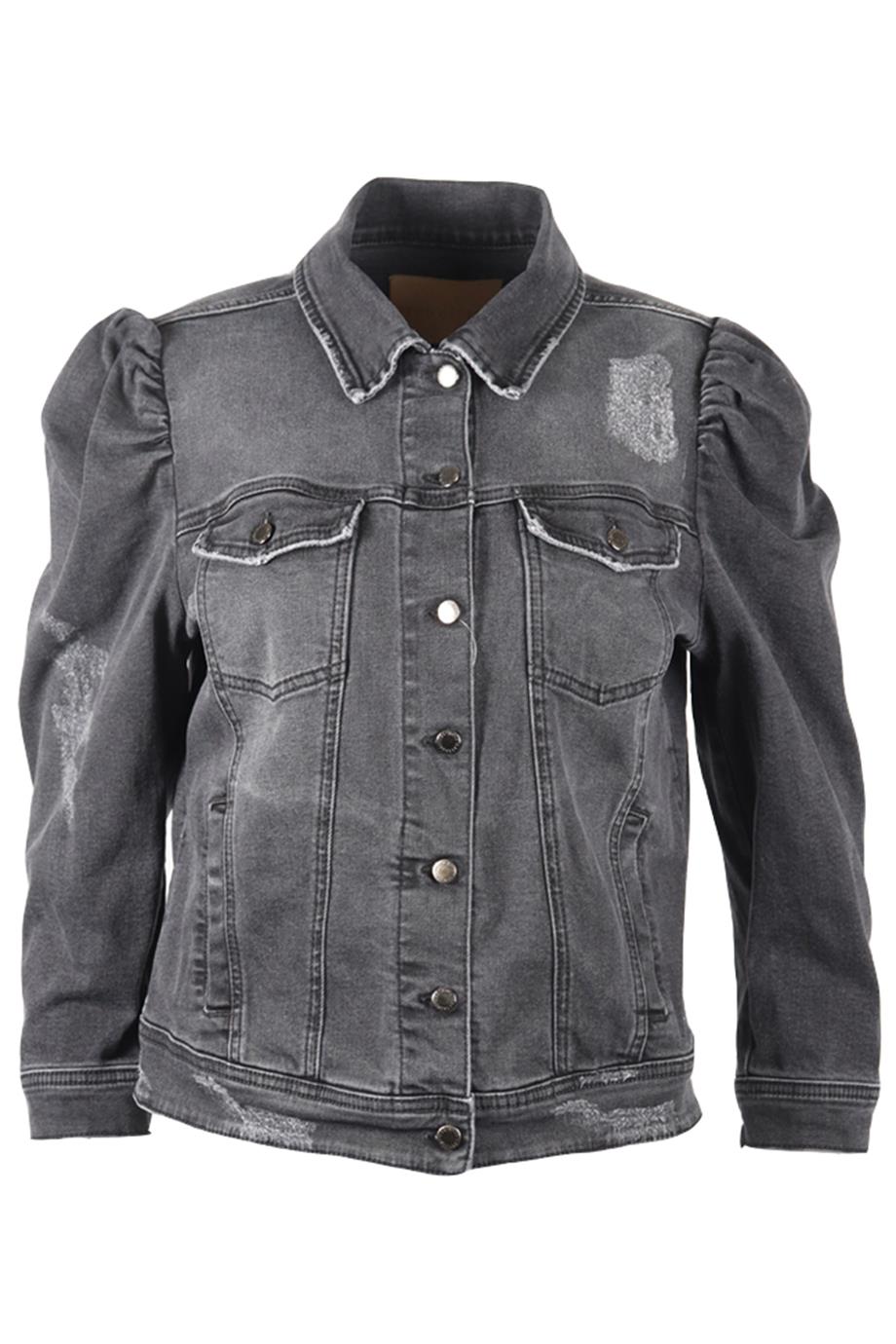RETROFÊTE DISTRESSED DENIM JACKET XLARGE