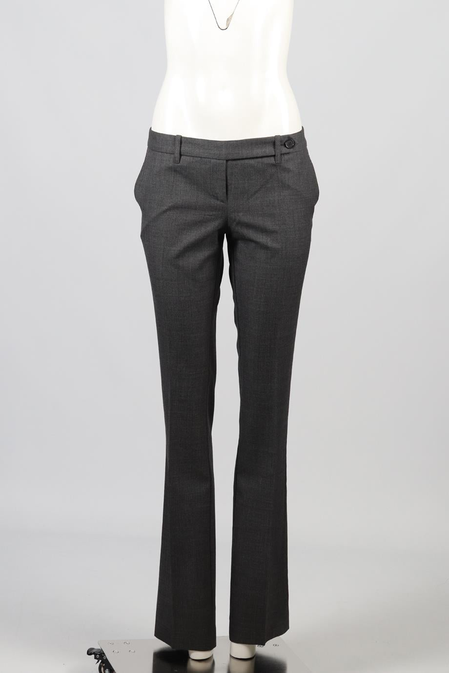 BARBARA BUI WOOL TROUSERS FR 42 UK 14