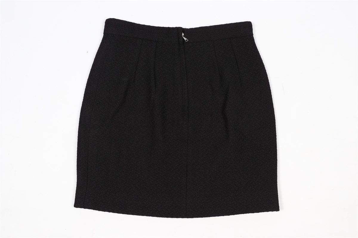 DOLCE & GABBANA WOOL MINI SKIRT IT 36 UK 4