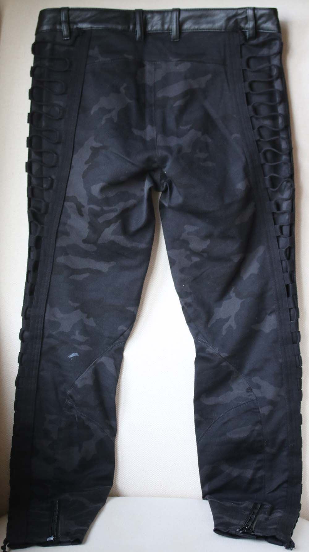 FAITH CONNEXION CAMO LACE UP LEGGINGS FR 36 UK 8