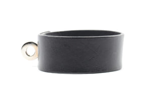 HERMÈS BLACK 2014 HIP HOP LEATHER BRACELET