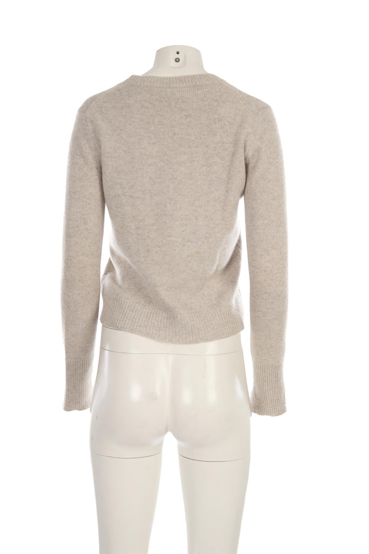 JOSEPH GREY CASHMERE SWEATER XSMALL
