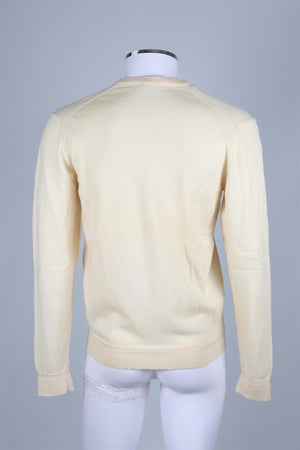 GUCCI CREAM MEN'S WOOL SWEATER MEDIUM