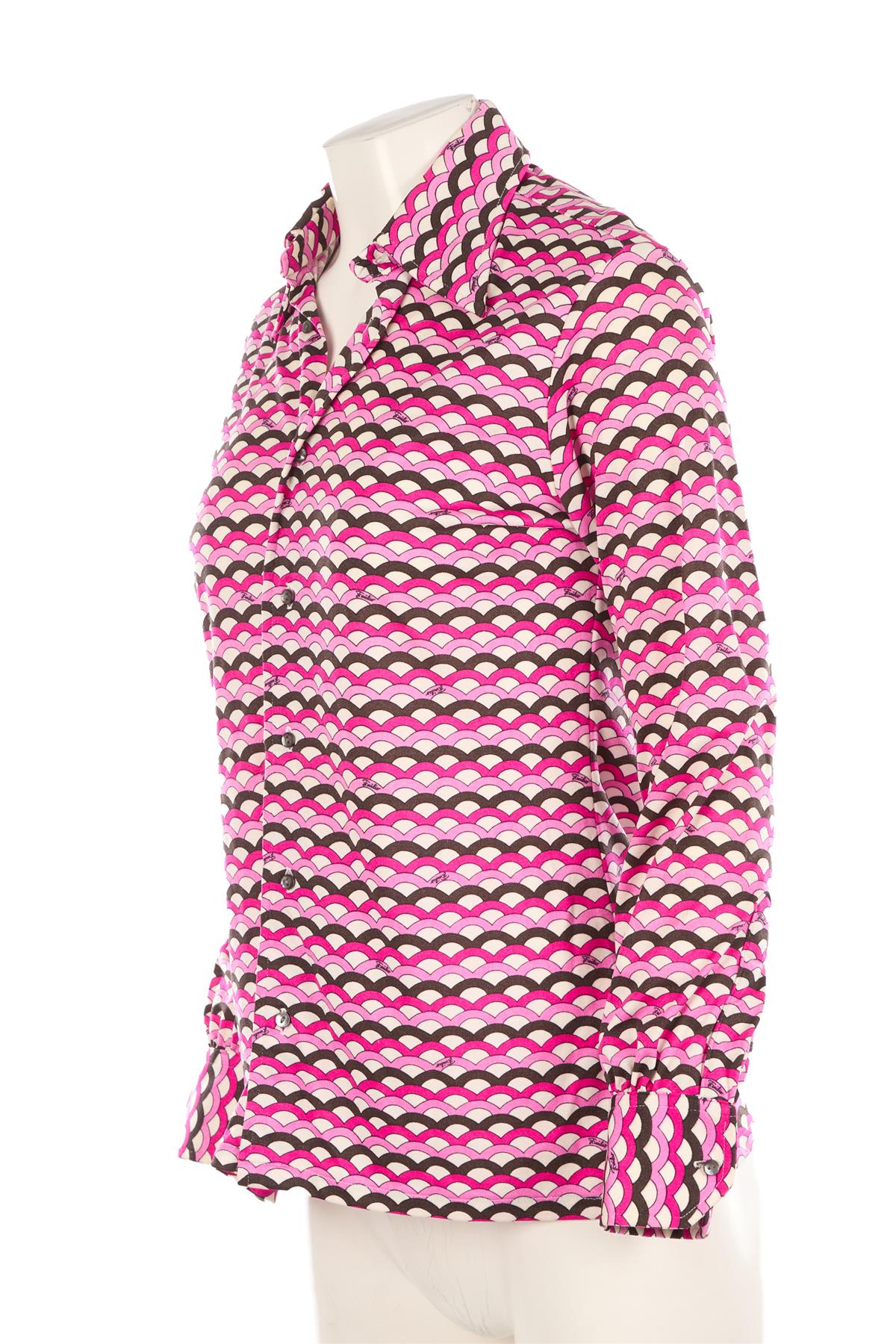 EMILIO PUCCI BY CHESA MULTI 1960-1970'S SHIRT UK 12
